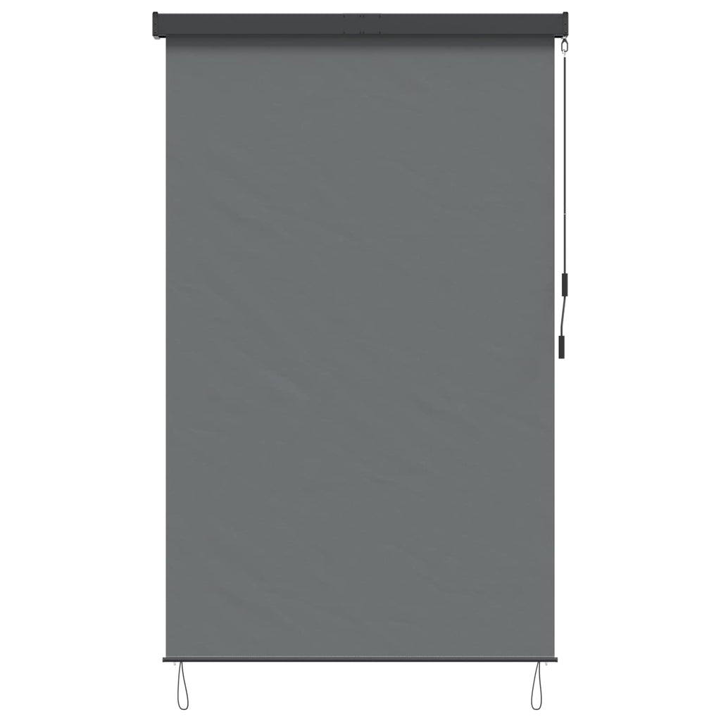 vidaXL Roleta jasnoszary 120 x 250 cm Materiał i Aluminium