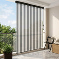 vidaXL Roleta Antracytowy i biały 140 x 250 cm Materiał i Aluminium