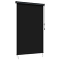 vidaXL Roleta Czarny 160 x 250 cm Materiał i Aluminium