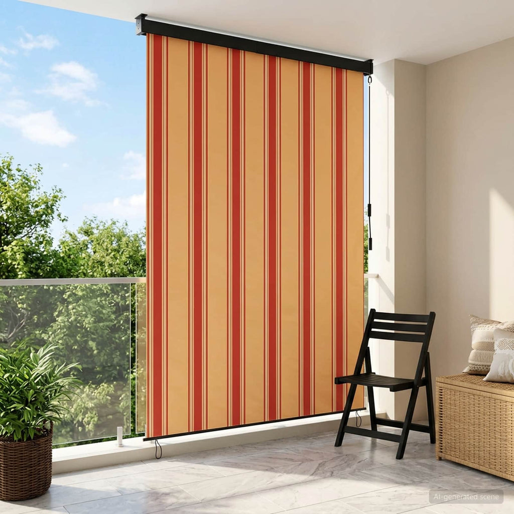 vidaXL Roleta Wielokolorowe 160 x 250 cm Materiał i Aluminium