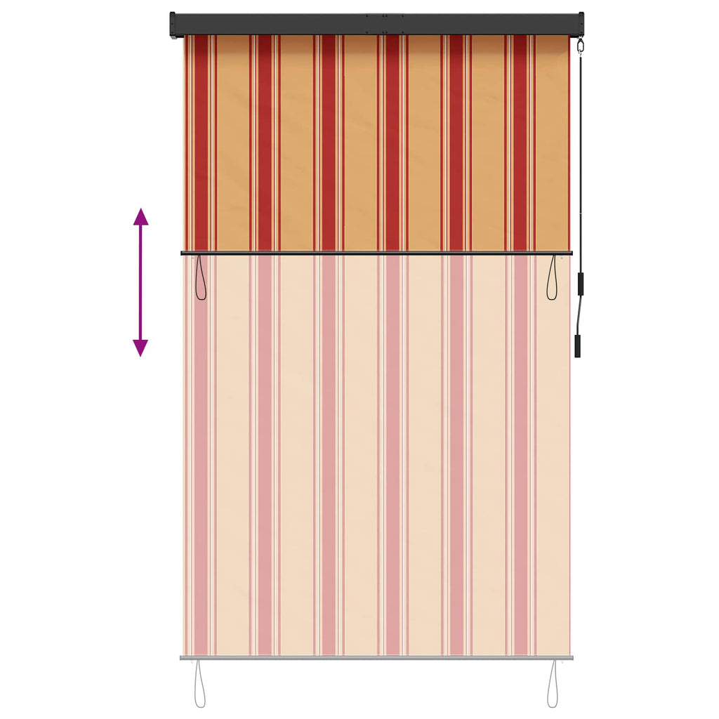vidaXL Roleta Wielokolorowe 160 x 250 cm Materiał i Aluminium