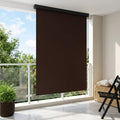 vidaXL Roleta brązowy 180 x 250 cm Materiał i Aluminium