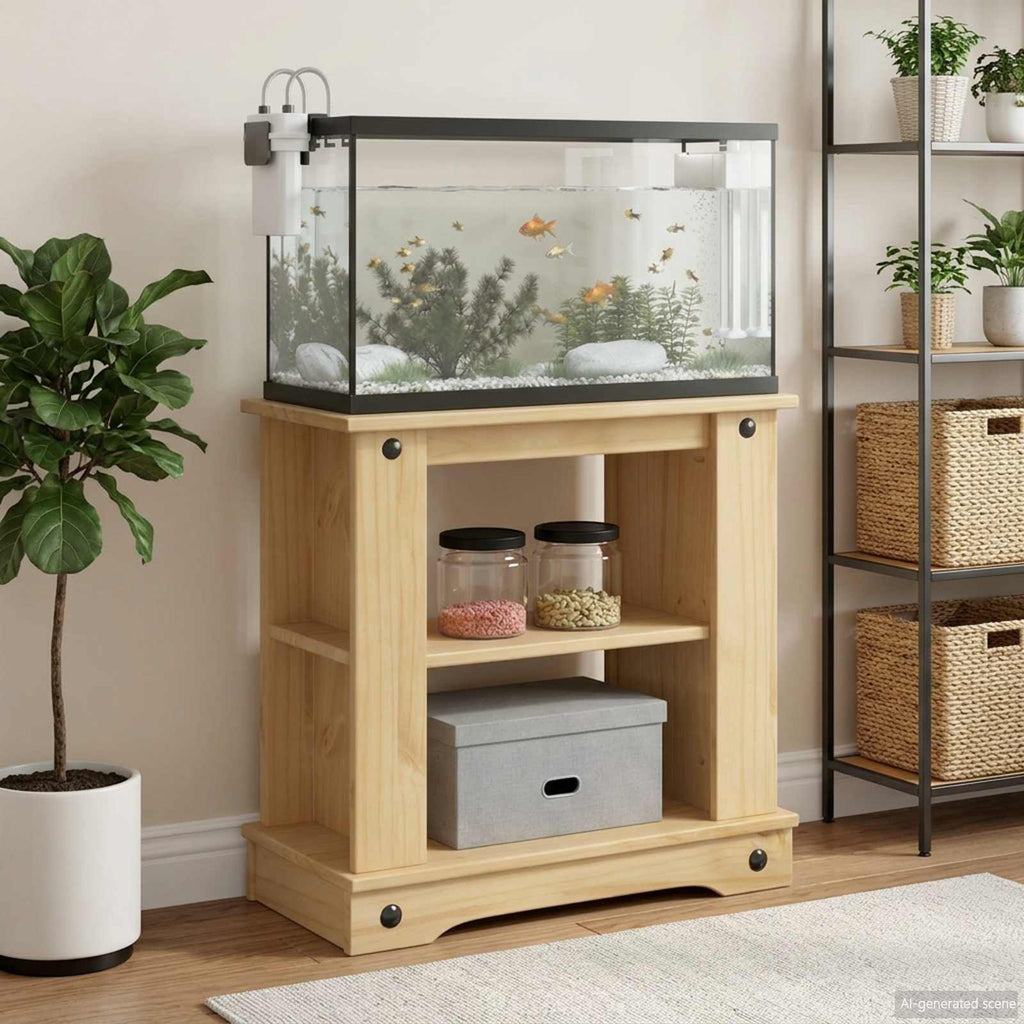 vidaXL Stojak na akwarium CORONA brązowy 60 x 30 x 60 cm 150 kg