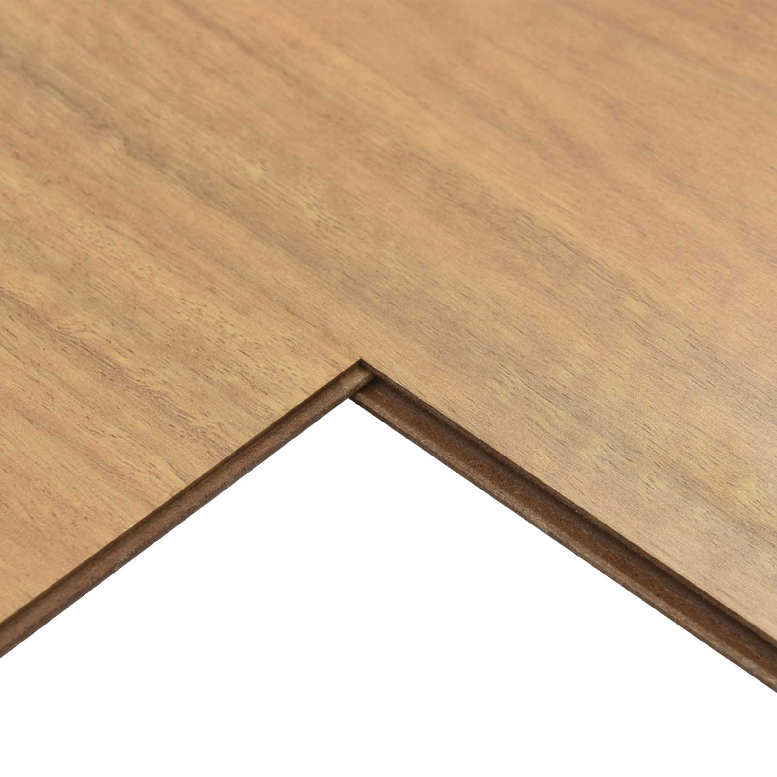 vidaXL Podłoga laminowana 5 pcs Ciemny Orzech 101 x 20 x 0,8 cm