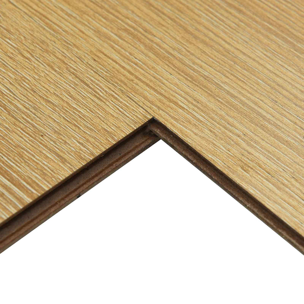 vidaXL Podłoga laminowana 5 pcs Złoty Brąz 101 x 20 x 0,8 cm