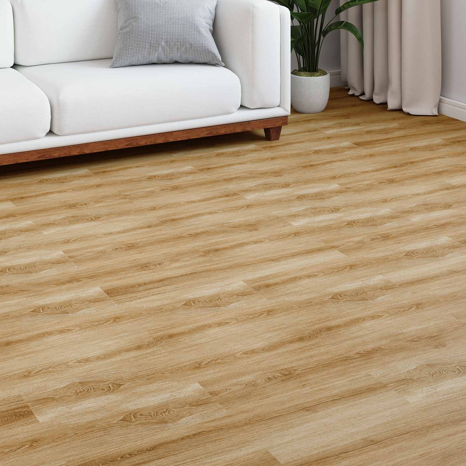 vidaXL Podłoga laminowana 5 pcs Rustykalny brąz 101 x 20 x 0,8 cm