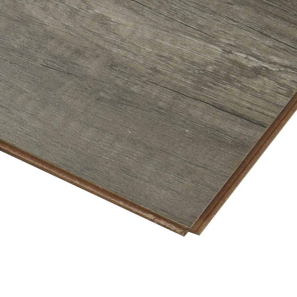 vidaXL Podłoga laminowana 5 pcs Starzejący się Szary 101 x 20 x 0,8 cm