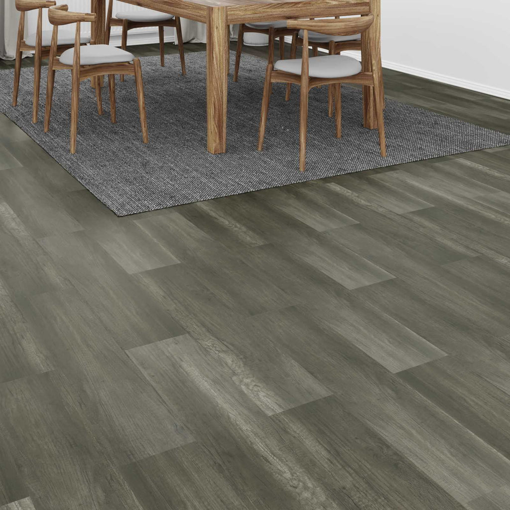 vidaXL Podłoga laminowana 5 pcs Starzejący się Szary 101 x 20 x 0,8 cm