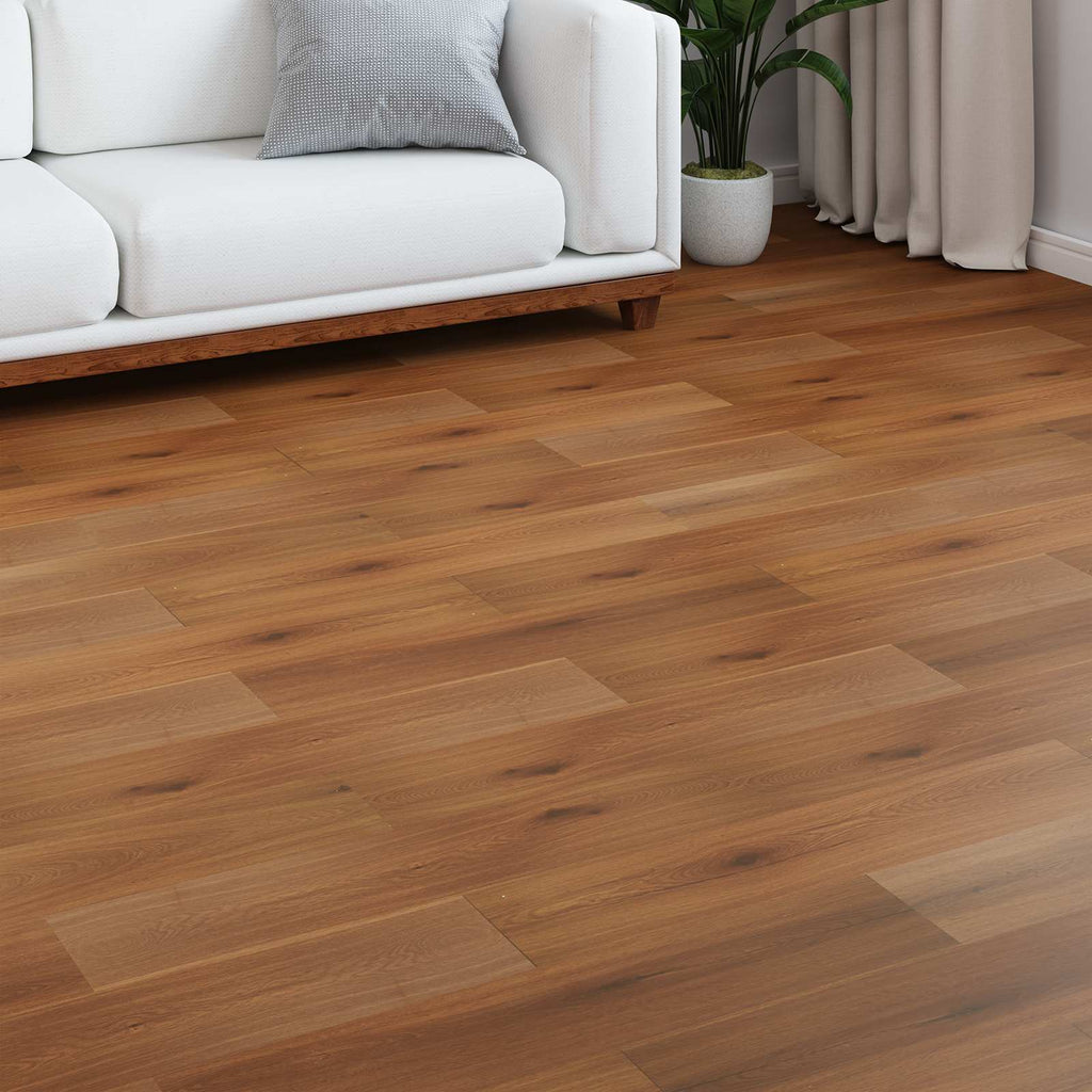 vidaXL Podłoga laminowana 5 pcs Złoty Żółty 101 x 20 x 0,8 cm