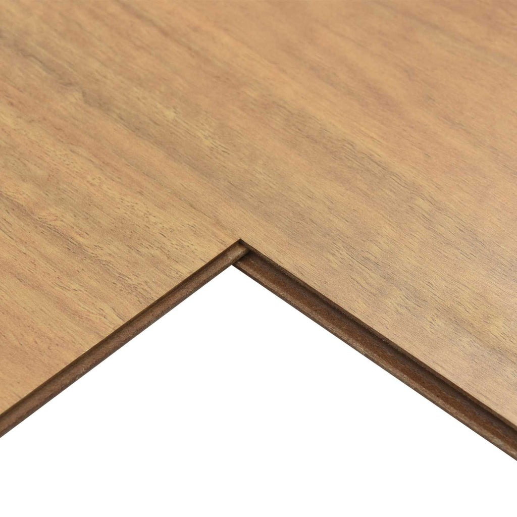 vidaXL Podłoga laminowana 15 pcs Ciemny Orzech 101 x 20 x 0,8 cm