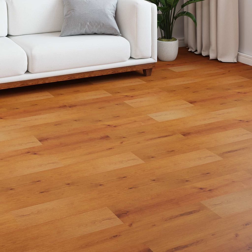 vidaXL Podłoga laminowana 15 pcs Piaszczysty Beż 101 x 20 x 0,8 cm