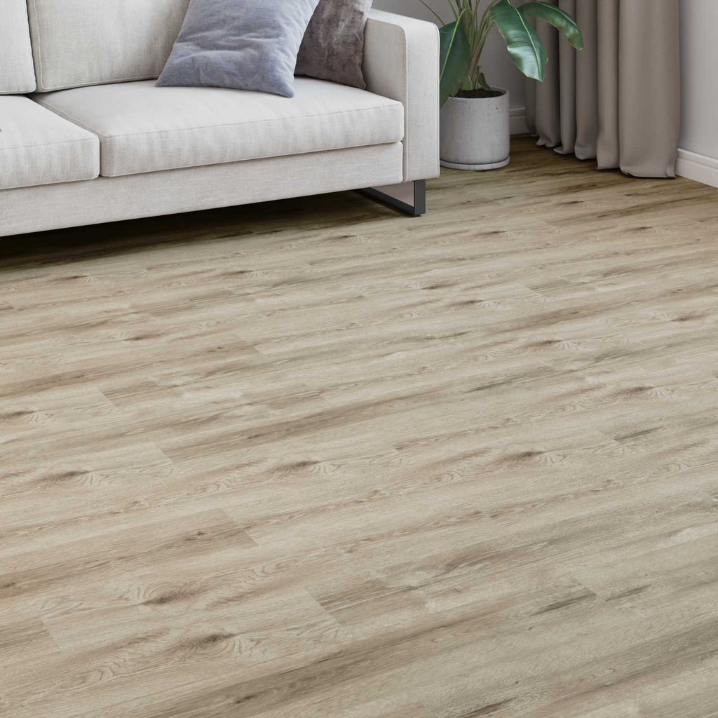 vidaXL Podłoga laminowana 15 pcs Bielony Brąz 101 x 20 x 0,8 cm