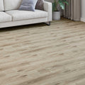 vidaXL Podłoga laminowana 15 pcs Bielony Brąz 101 x 20 x 0,8 cm