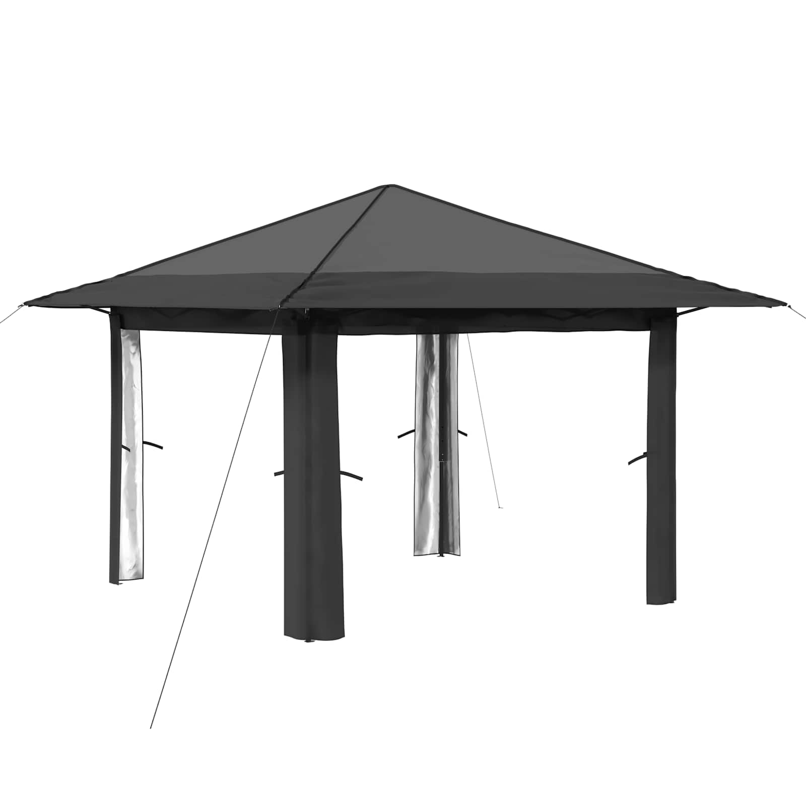 vidaXL Gazebo bez Ściany Jasnoszary i antracytowy