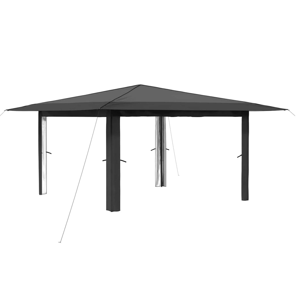 vidaXL Gazebo bez ścianki bocznej 4 x 4 m Jasnoszary i antracytowy