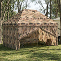 vidaXL Garaż Pop-up z 4 Ścianami 3 x 4 m Leśny Kamuflaż