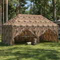 vidaXL Garaż Pop-up z 4 Ścianami 3 x 6 m Leśny Kamuflaż