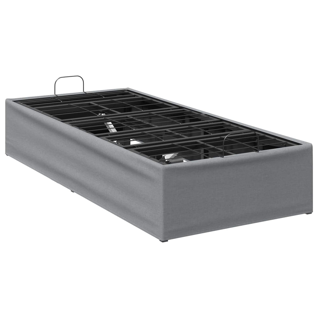 vidaXL Elektro Regulowany Stelaż Łóżka jasnoszary 200 x 70 x 33,5 cm