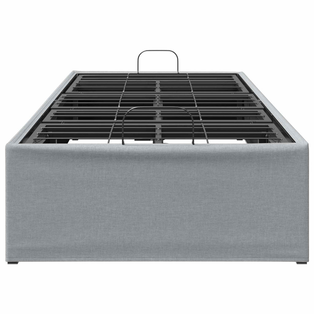 vidaXL Elektro Regulowany Stelaż Łóżka jasnoszary 200 x 70 x 33,5 cm