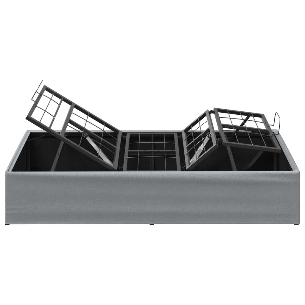 vidaXL Elektro Regulowany Stelaż Łóżka jasnoszary 200 x 70 x 33,5 cm