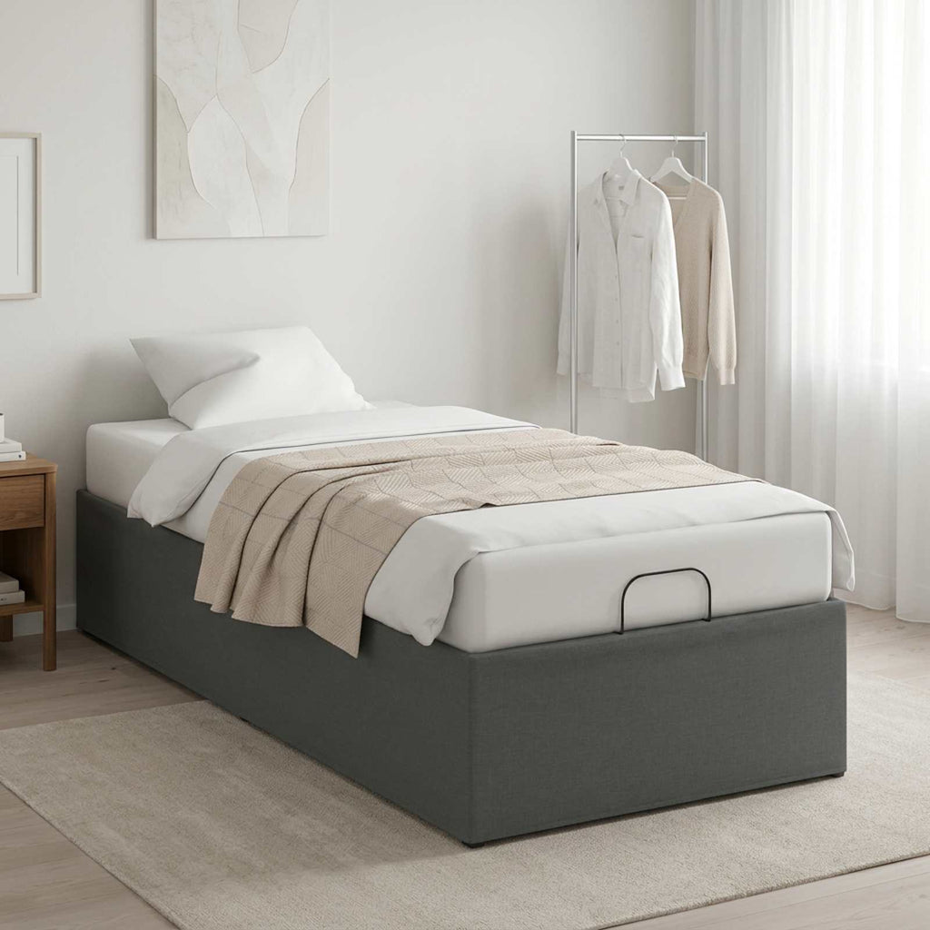 vidaXL Elektro Regulowany Stelaż Łóżka ciemnoszary 200 x 70 x 33,5 cm