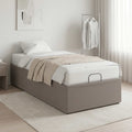vidaXL Elektro Regulowany Stelaż Łóżka Szarobeżowy 200 x 80 x 33,5 cm