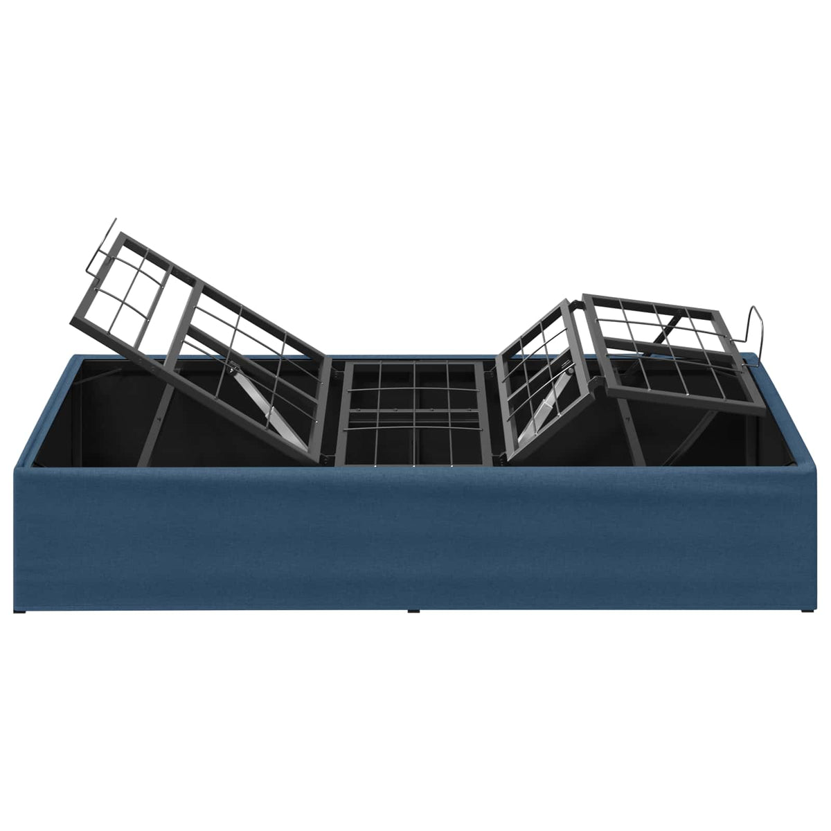 vidaXL Elektro Regulowany Stelaż Łóżka niebieski 200 x 70 x 33,5 cm