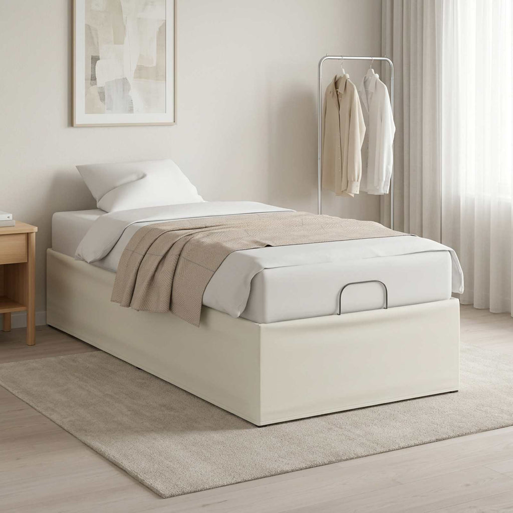vidaXL Elektro Regulowany Stelaż Łóżka Biały 200 x 70 x 33,5 cm Stal