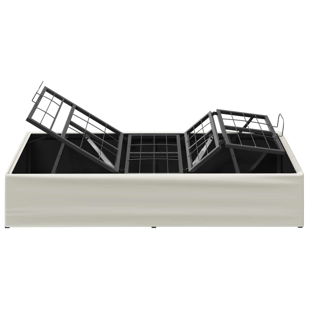 vidaXL Elektro Regulowany Stelaż Łóżka Biały 200 x 70 x 33,5 cm Stal