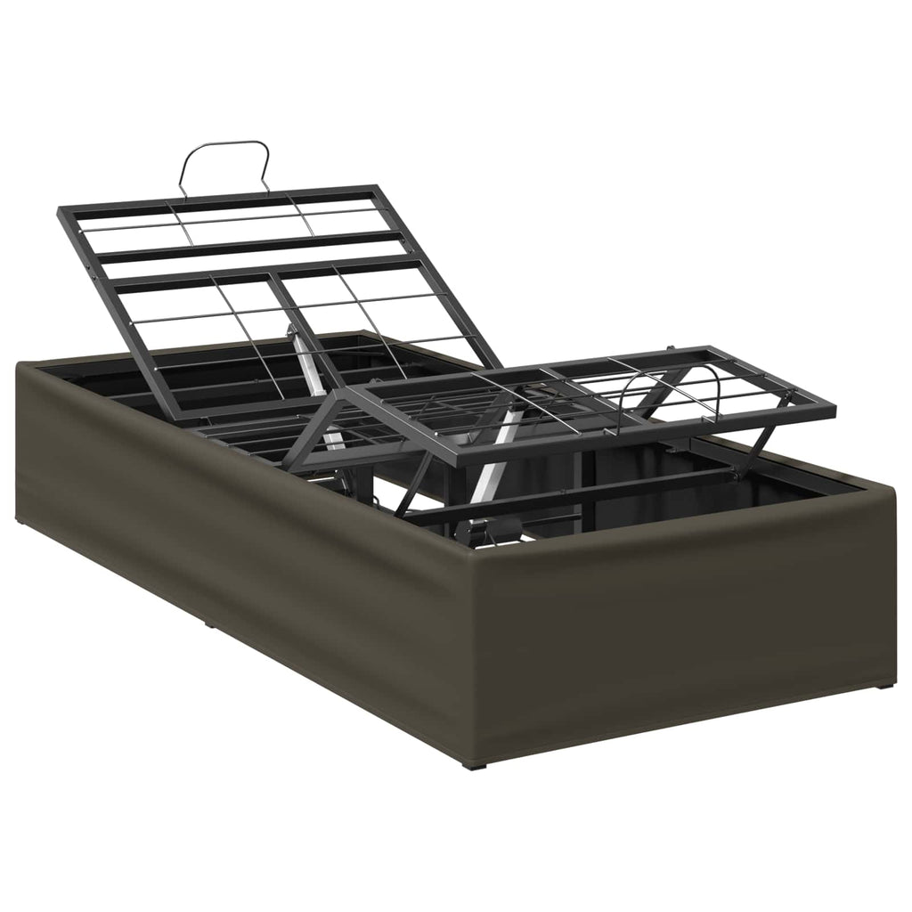 vidaXL Elektro Regulowany Stelaż Łóżka Szary 200 x 70 x 33,5 cm Stal