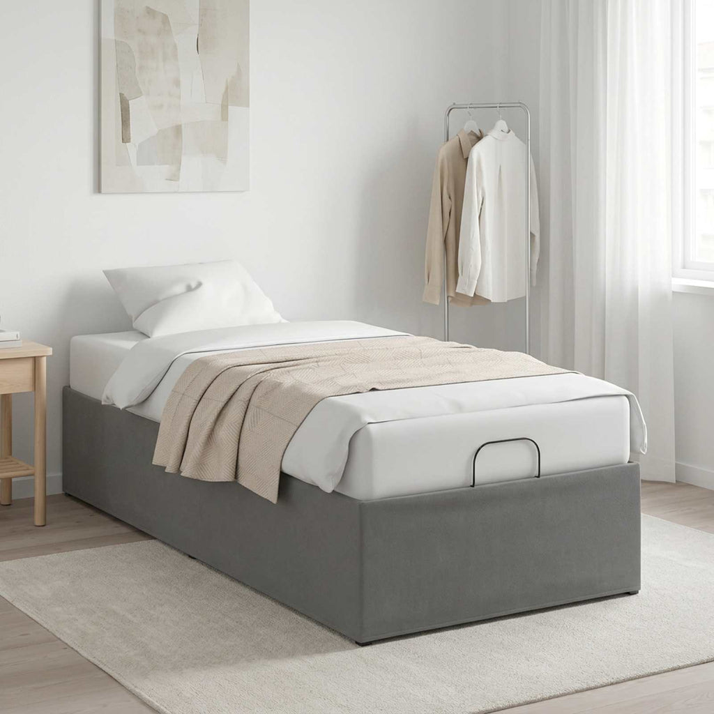 vidaXL Elektro Regulowany Stelaż Łóżka ciemnoszary 200 x 80 x 33,5 cm