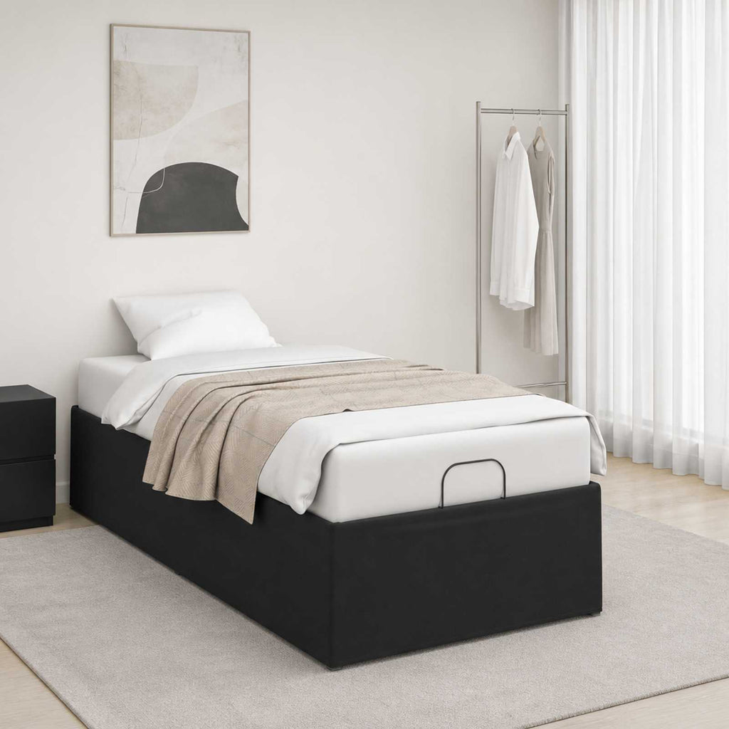 vidaXL Elektro Regulowany Stelaż Łóżka Czarny 200 x 70 x 33,5 cm Stal