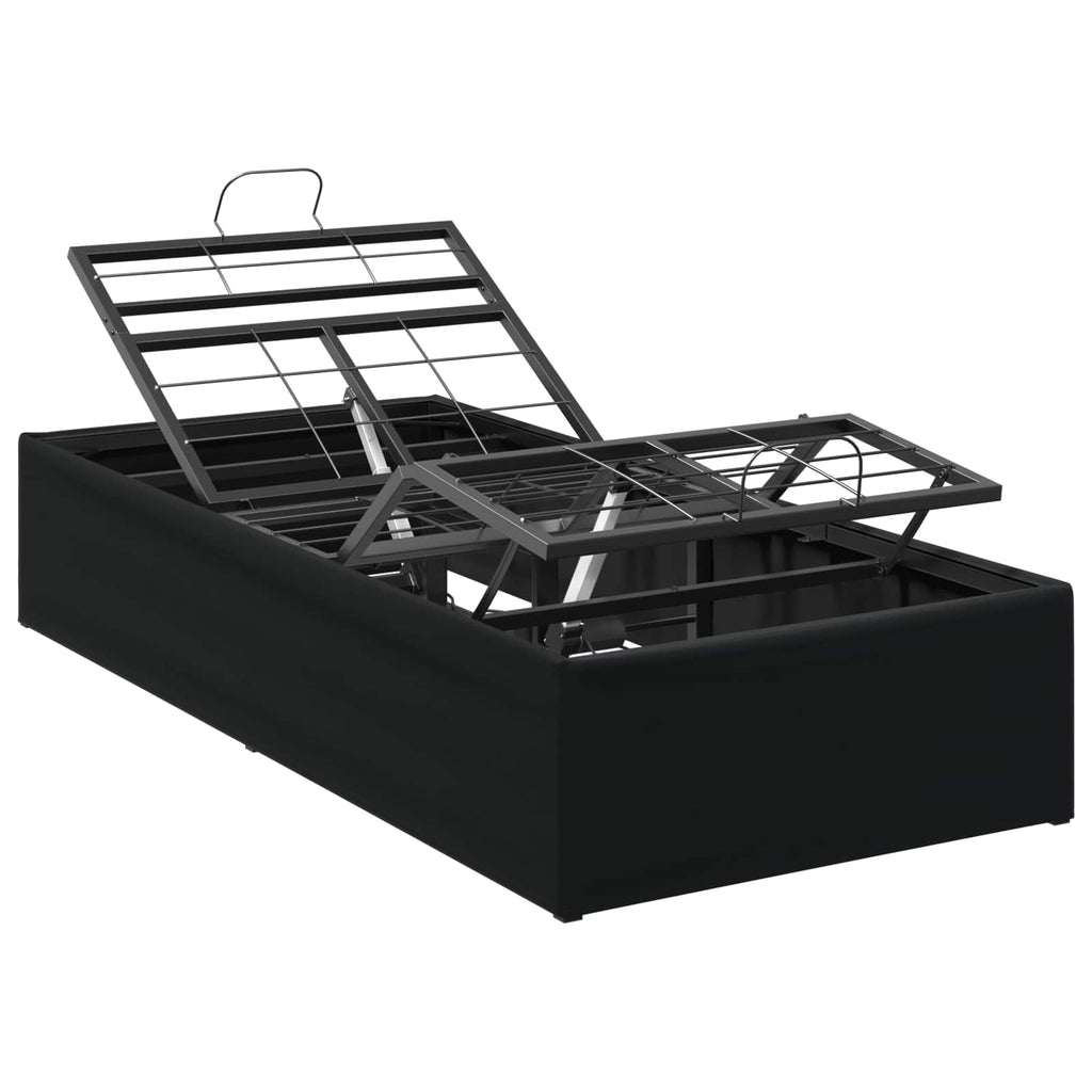 vidaXL Elektro Regulowany Stelaż Łóżka Czarny 200 x 70 x 33,5 cm Stal