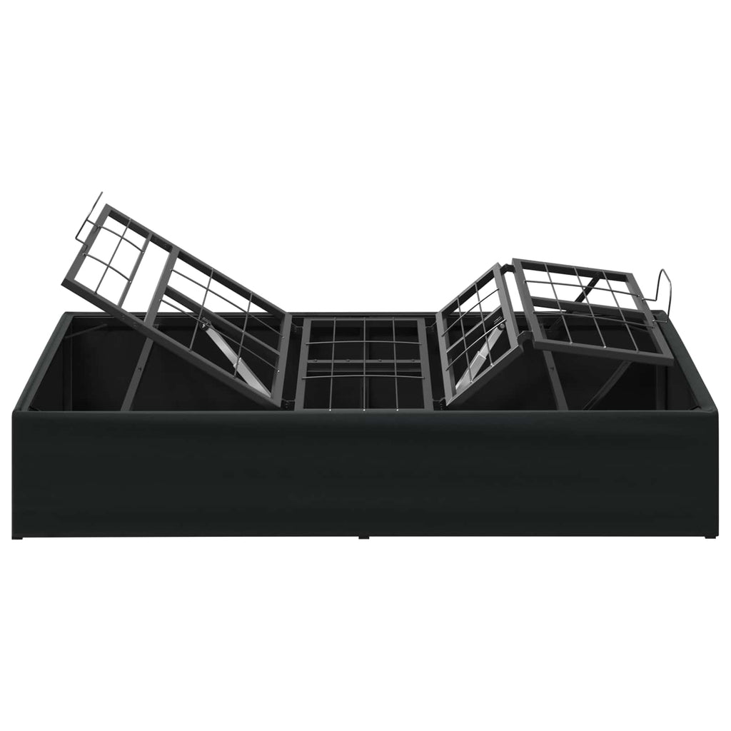 vidaXL Elektro Regulowany Stelaż Łóżka Czarny 200 x 70 x 33,5 cm Stal