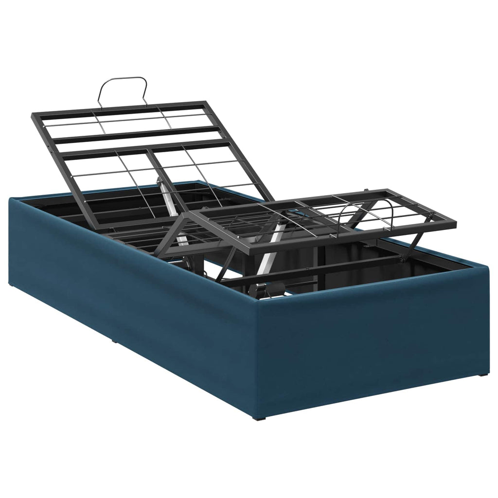 vidaXL Elektro Regulowany Stelaż Łóżka niebieski 200 x 70 x 33,5 cm