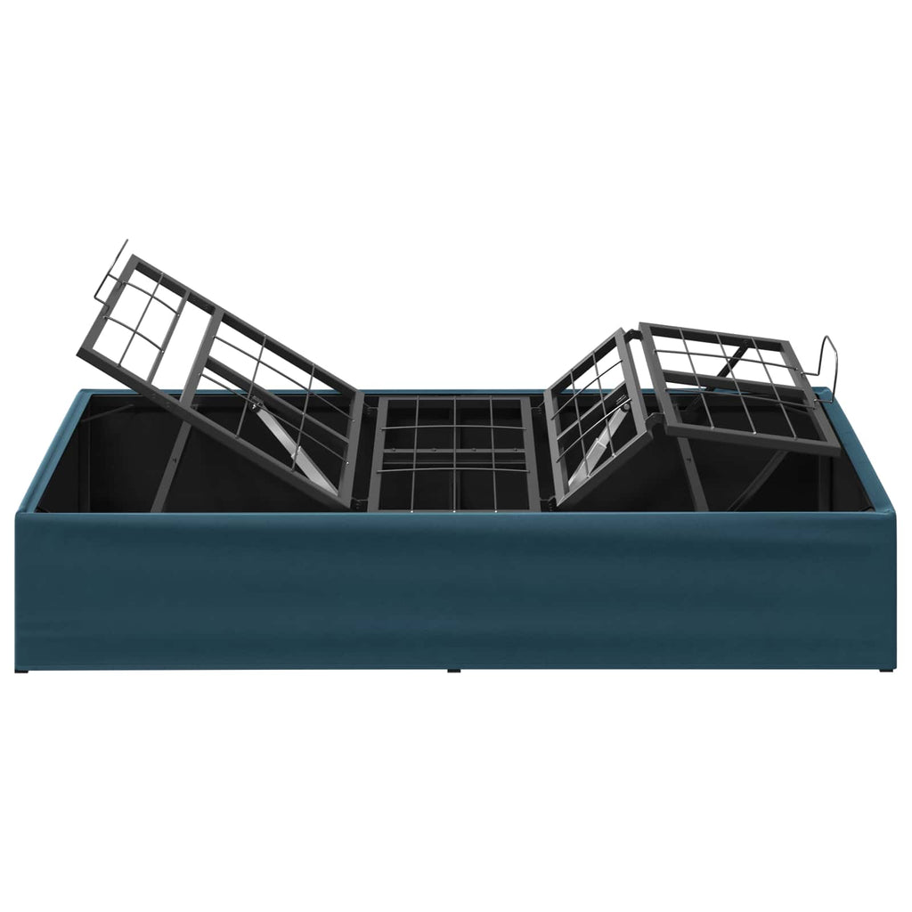 vidaXL Elektro Regulowany Stelaż Łóżka niebieski 200 x 70 x 33,5 cm