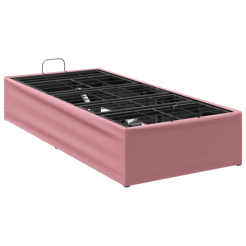 vidaXL Elektro Regulowany Stelaż Łóżka różowy 200 x 70 x 33,5 cm Stal