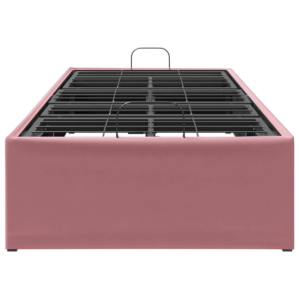 vidaXL Elektro Regulowany Stelaż Łóżka różowy 200 x 70 x 33,5 cm Stal