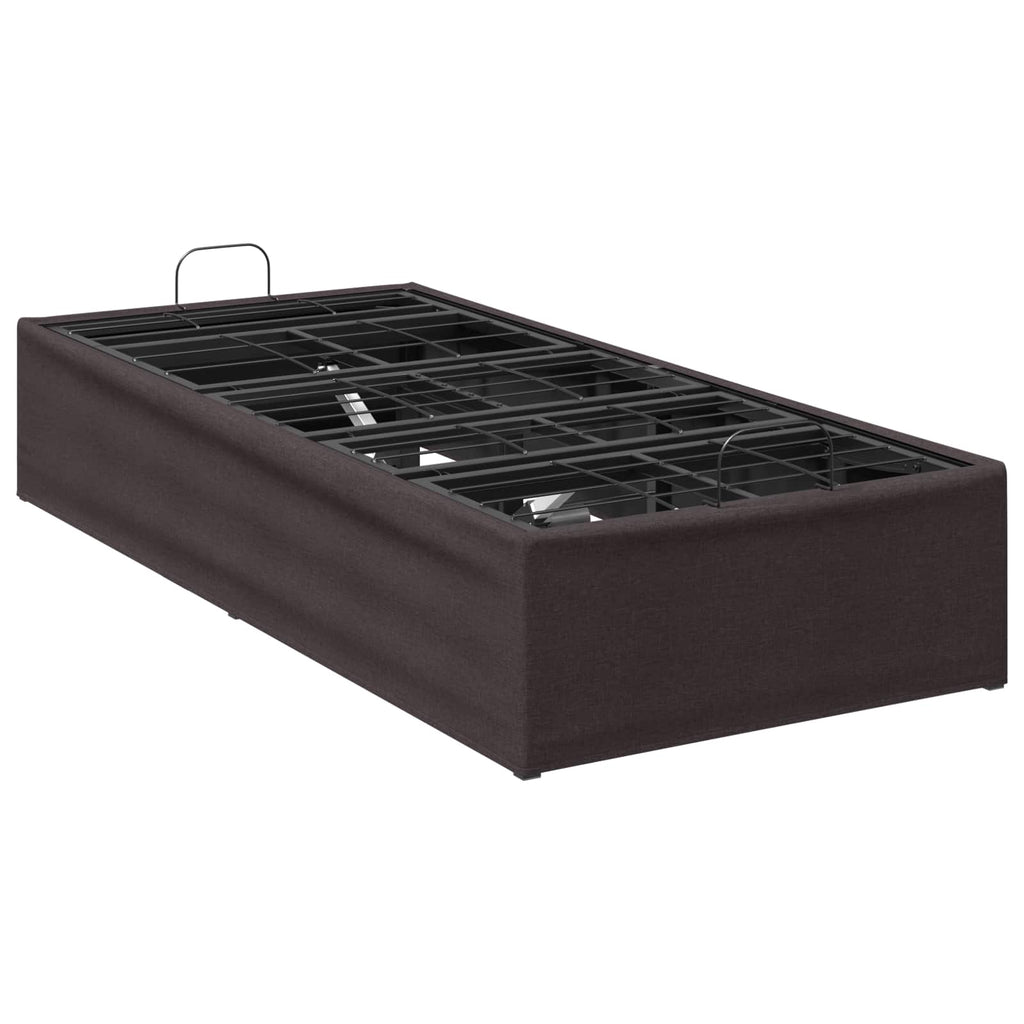 vidaXL Elektro Regulowany Stelaż Łóżka brązowy 200 x 80 x 33,5 cm Stal
