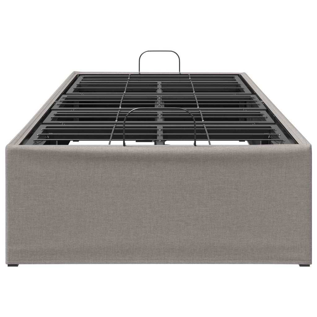 vidaXL Elektro Regulowany Stelaż Łóżka Szarobeżowy 200 x 80 x 33,5 cm