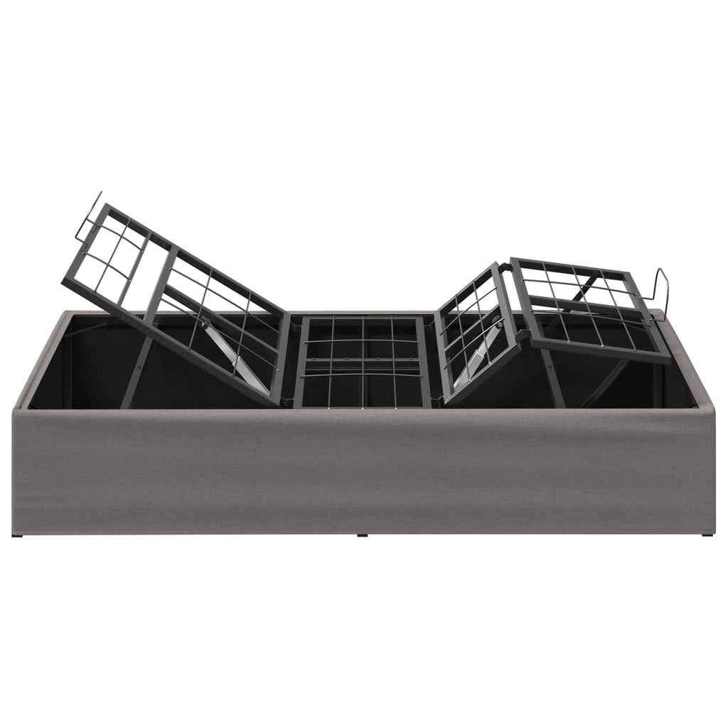 vidaXL Elektro Regulowany Stelaż Łóżka Szarobeżowy 200 x 80 x 33,5 cm