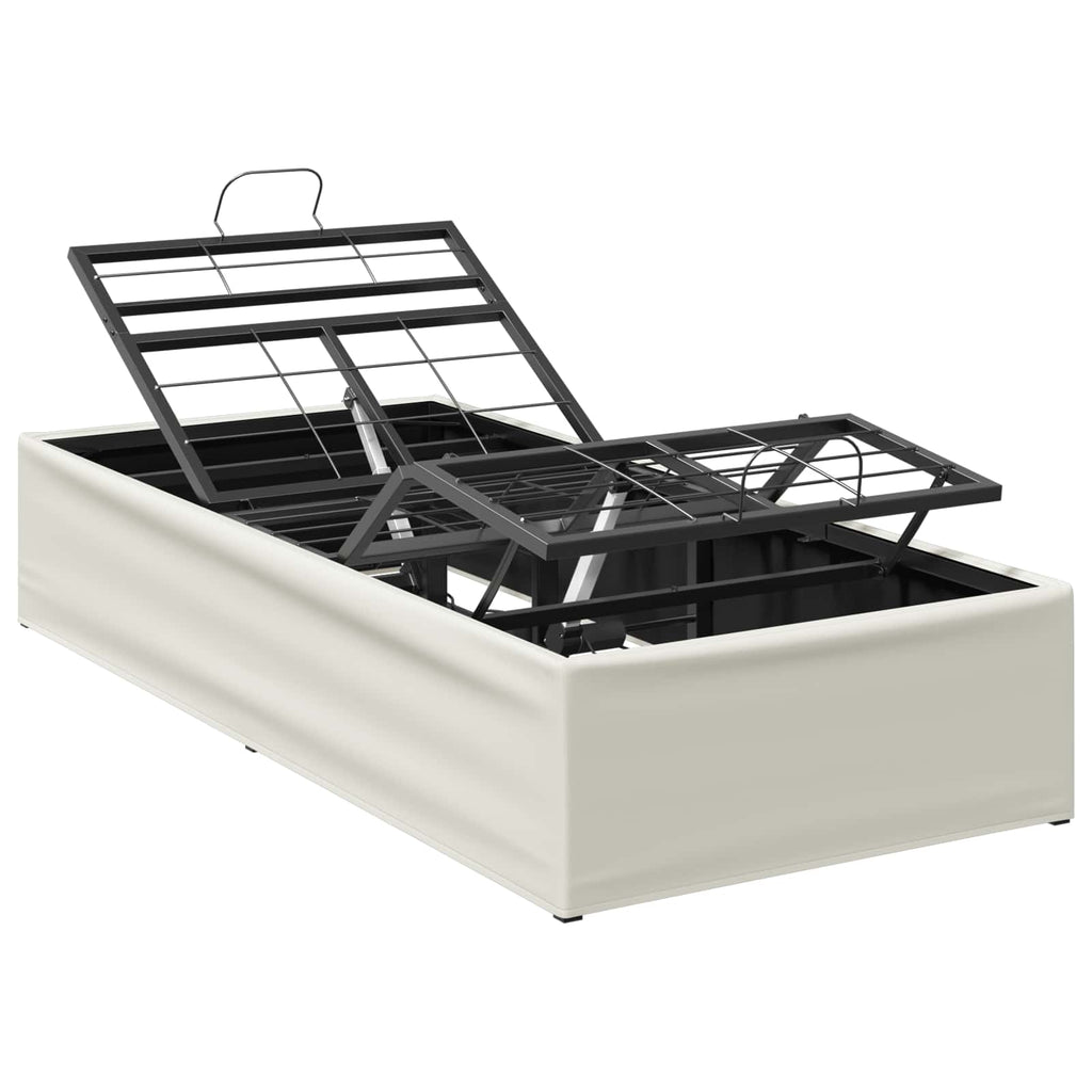 vidaXL Elektro Regulowany Stelaż Łóżka Biały 200 x 80 x 33,5 cm Stal