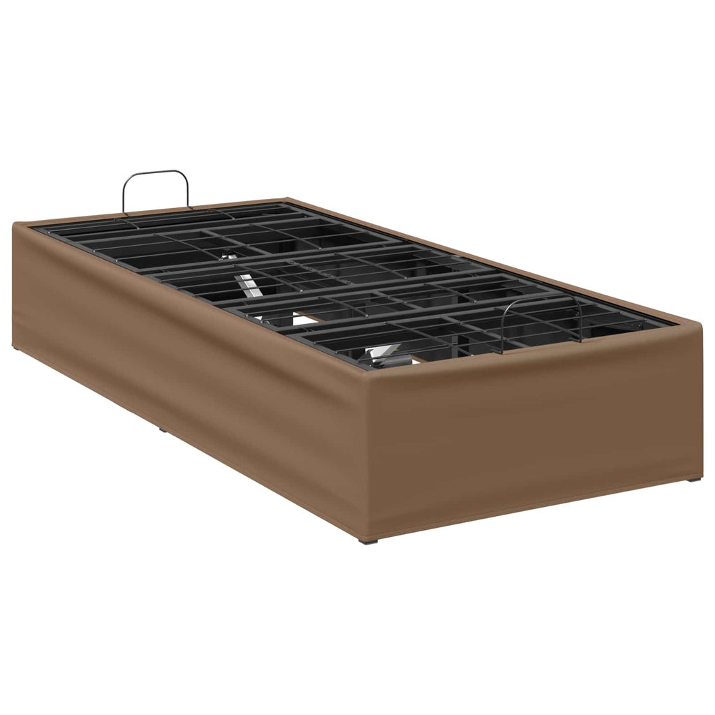 vidaXL Elektro Regulowany Stelaż Łóżka Brązowy 200 x 80 x 33,5 cm Stal