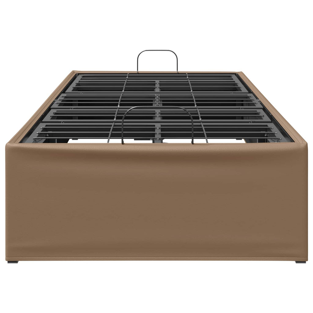 vidaXL Elektro Regulowany Stelaż Łóżka Brązowy 200 x 80 x 33,5 cm Stal
