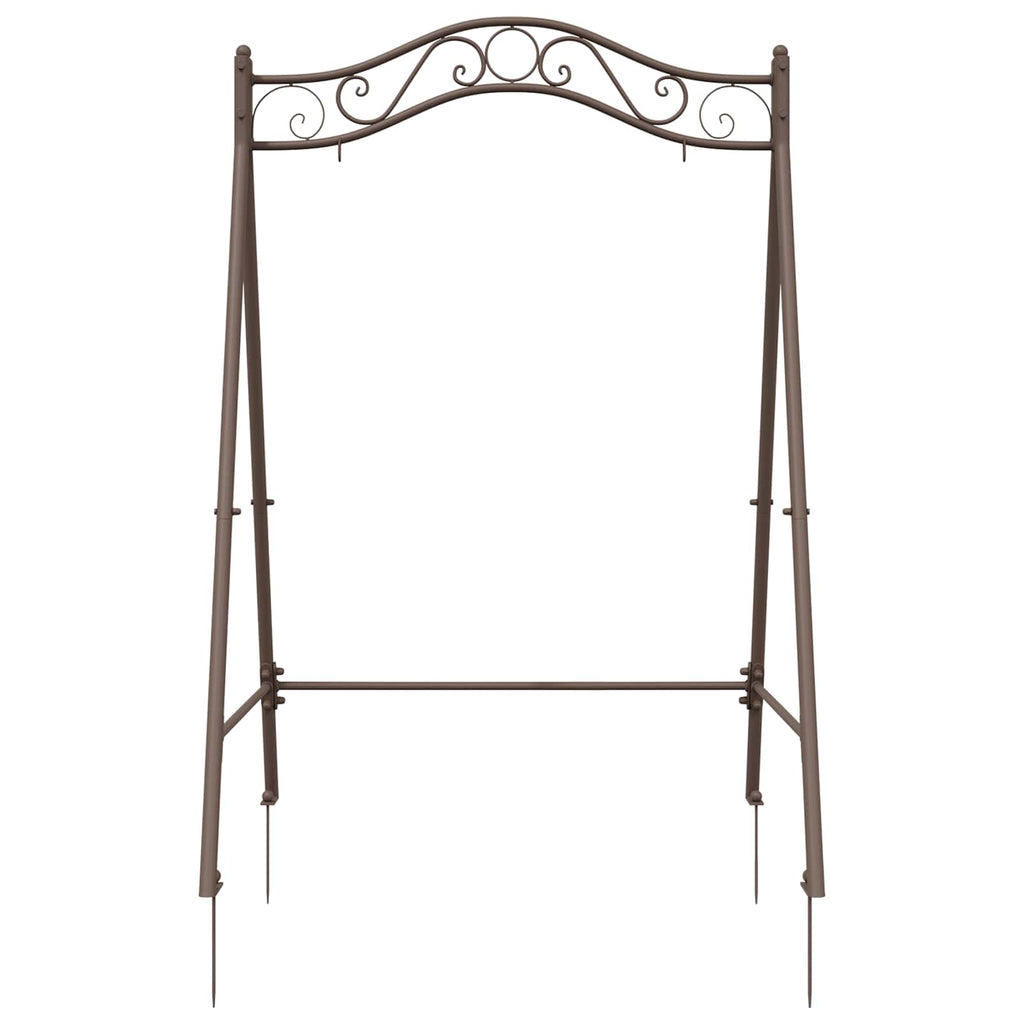 vidaXL Stelaż Huśtawki Antyk Brązowy 113 x 121,5 x 168 cm Stal
