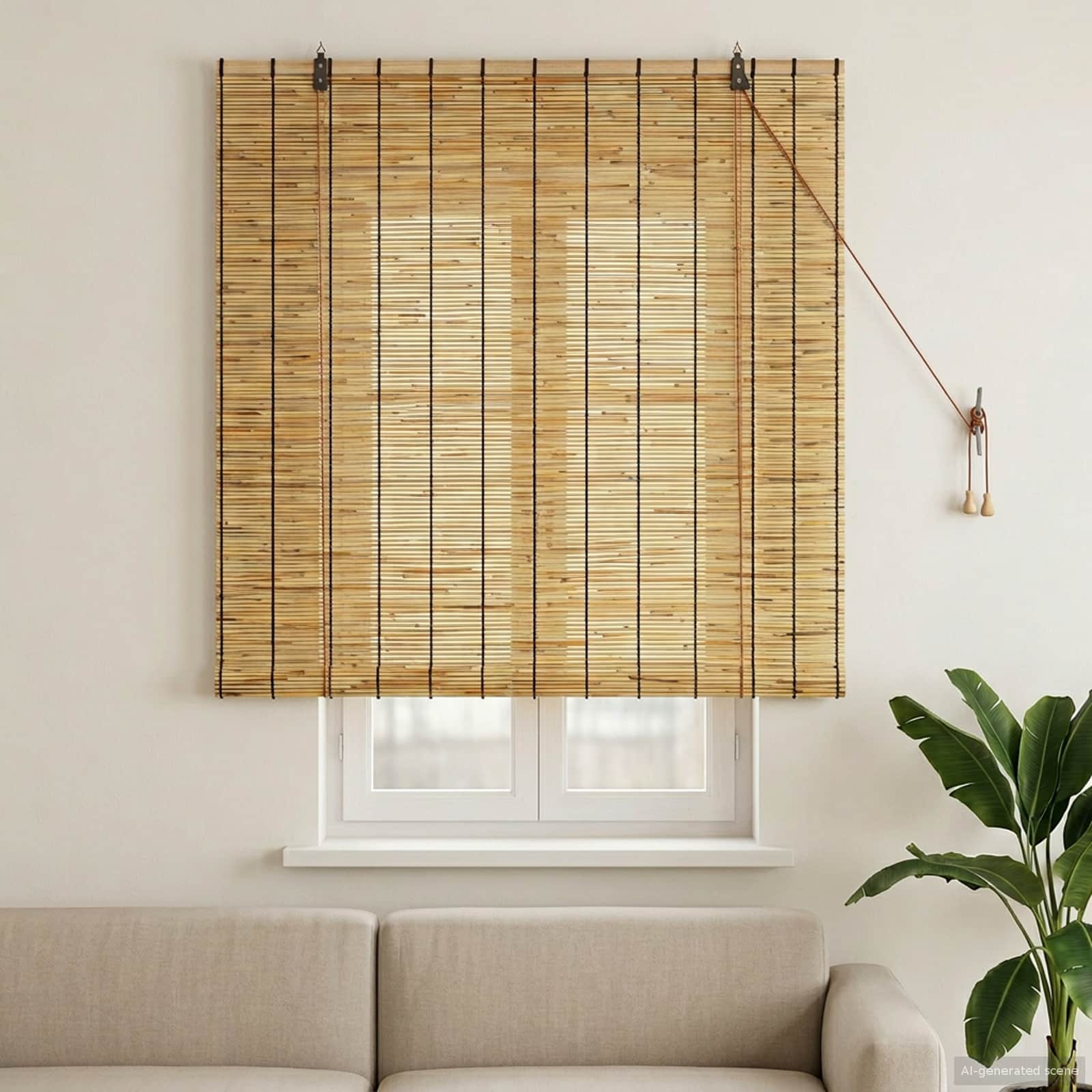 vidaXL Roleta naturalny 120 x 160 cm Trzcina
