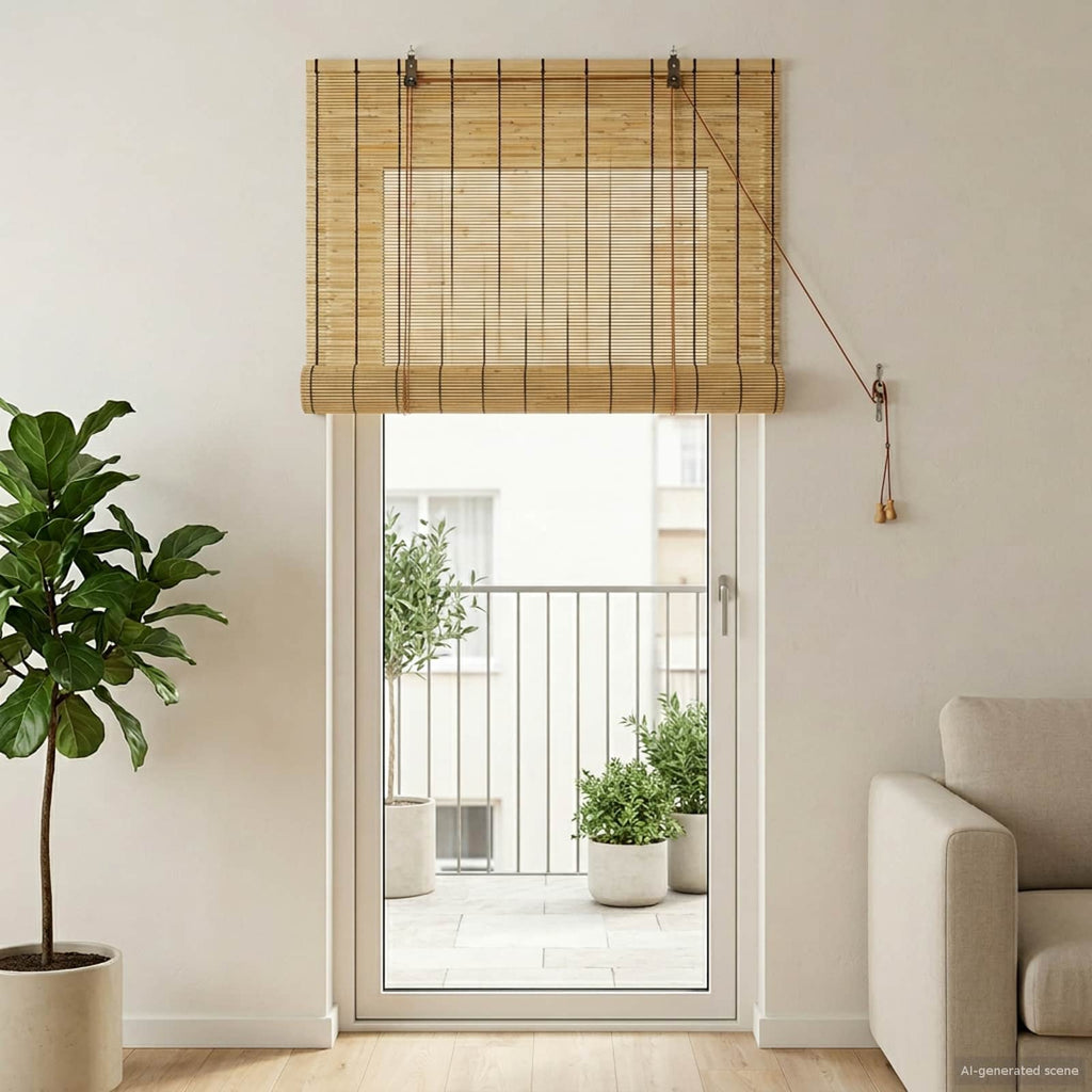 vidaXL Roleta naturalny 100 x 220 cm Trzcina