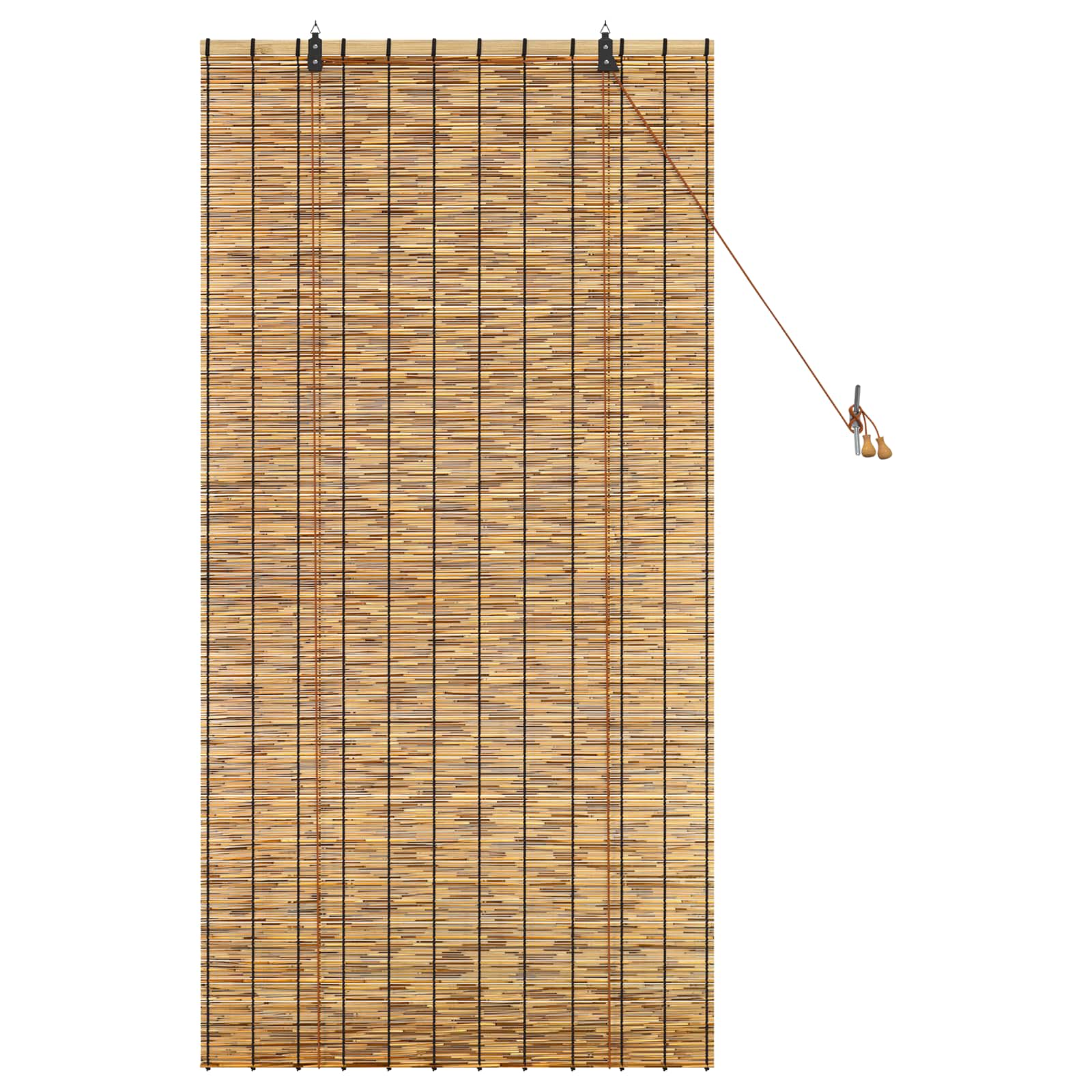 vidaXL Roleta brązowy 80 x 160 cm Trzcina