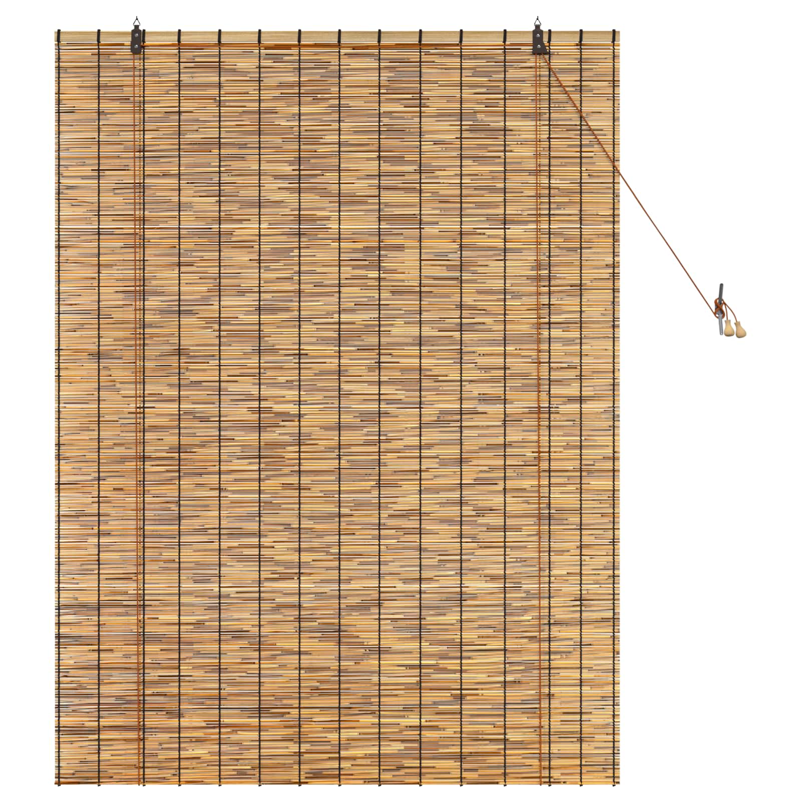 vidaXL Roleta brązowy 120 x 160 cm Trzcina
