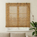vidaXL Roleta brązowy 140 x 160 cm Trzcina